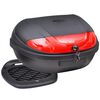 vidaXL バイク用トップケース 72L ヘルメット2個用