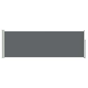 vidaXL リトラクタブル サイド オーニング アンスラサイト 500 x 100 cm ポリエステル