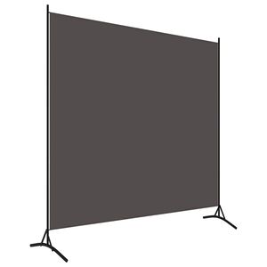 vidaXL 間仕切りアントラシート 175x180cm　布製