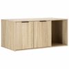 vidaXL キャットクレート家具 ソノマオーク 100 x 49 x 45 cm エンジニアードウッド