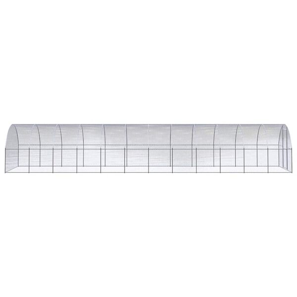 vidaXL 屋外鶏小屋 3x12x2 m 亜鉛メッキ鋼製