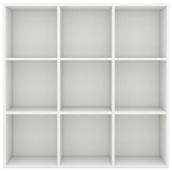 vidaXL ブックキャビネット ホワイト 98x29x97,5cm エンジニアリングウッド