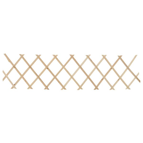 vidaXL トレリスフェンス 5面 180x30cm モミ材