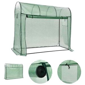 vidaXL vidaX 温室 ジッパー付きドア 200x80x170cm