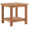 vidaXL コーヒーテーブル 45x45x45 cm チーク無垢材