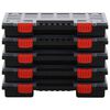 vidaXL アソートボックス 5個入り 34.5x25x5 cm ポリプロピレン