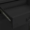 vidaXL オフィスキャビネット アントラシート 90x40x102cm スチール