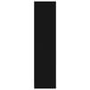 vidaXL 引き出し付き洋服ダンス ブラック 50x50x200cm パーティクルボード