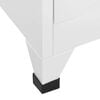 vidaXL ロッカーキャビネット 収納スペース4点付き 38x45x180cm