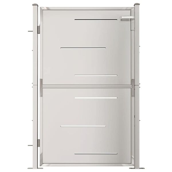 vidaXL ガーデンゲート 100x145 cm ステンレススチール