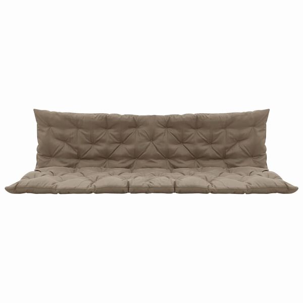 vidaXL スイングチェア用クッション 180cm 布製 トープ