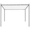vidaXL ガゼボ フラットルーフ付き 3x3x2.4m ホワイト 180g/m&sup2;