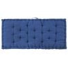 vidaXL パレットフロアクッション コットン 120x80x10 cm ライトブルー