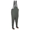 vidaXL ウェーディングパンツ ブーツ付き グリーン サイズ39