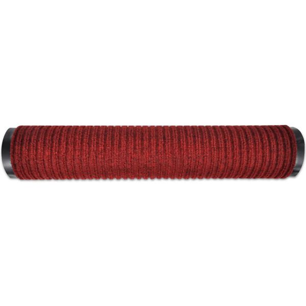 vidaXL 玄関マット レッド 117x220cm PVC製