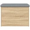 vidaXL 収納ベンチ ソノマオーク 62x42x45 cm エンジニアードウッド