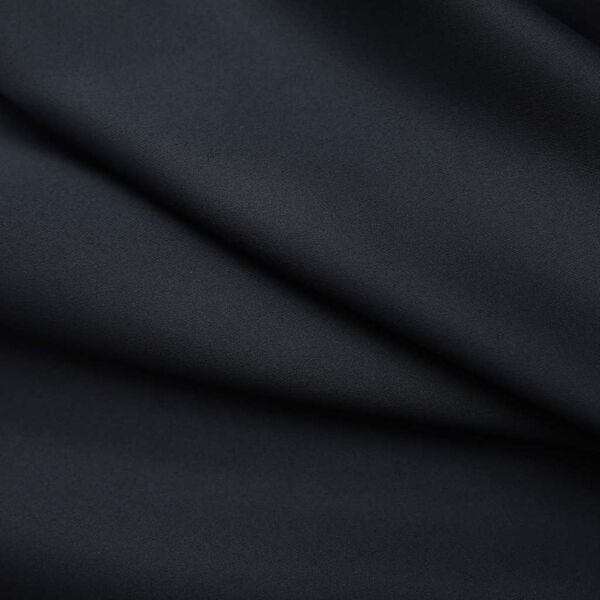 vidaXL 遮光カーテン 2面タイプ 140x245cm フック付き ブラック