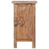 vidaXL ベッドサイドキャビネット 43x31x80cm 混合再生木材