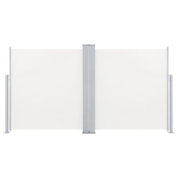 vidaXL 引き込み式サイドオーニング 100x600cm クリーム