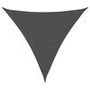 vidaXL サンシェード 3.6x3.6x3.6m 三角形 オックスフォード生地 アントラシート