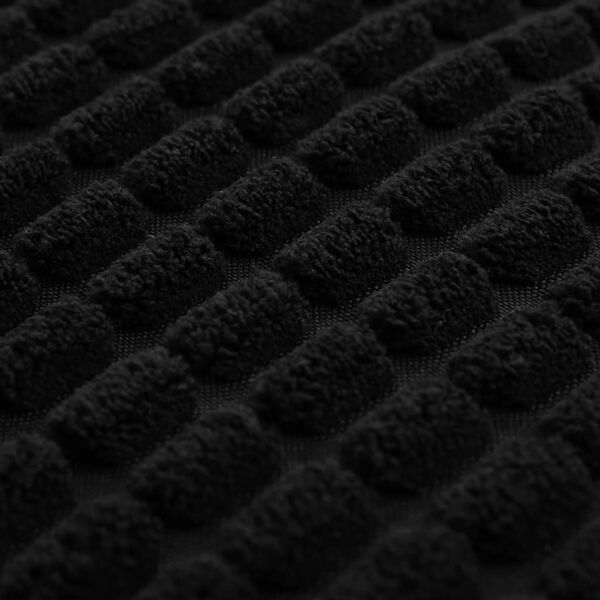 vidaXL クッション 2個セット ベロア 60x60cm ブラック