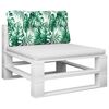 vidaXL パレットソファクッション 70x40x10cm リーフ柄