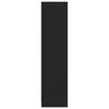 vidaXL 引き出し付き洋服ダンス ブラック 50x50x200cm パーティクルボード