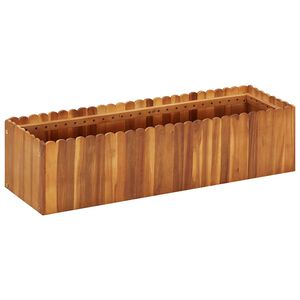 vidaXL ガーデンレイズドベッド 100x30x25cm アカシア無垢材