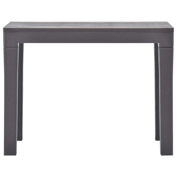 vidaXL ガーデンベンチ 2点 モカ プラスチック製