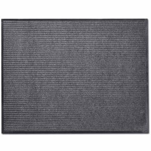 vidaXL 玄関マット グレー 90 x 60 cm PVC製