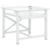vidaXL 洗濯機置き台 引き出しボード棚付き ホワイト