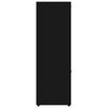 vidaXL ブックキャビネット ブラック 90x30x90cm エンジニアリングウッド