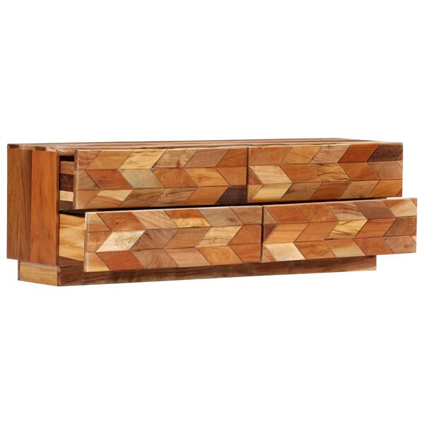 vidaXL TVキャビネット 120x30x40cm 無垢の再生木材