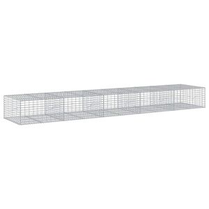 vidaXL 蛇籠バスケット カバー付き 500x100x50cm 亜鉛メッキ鉄