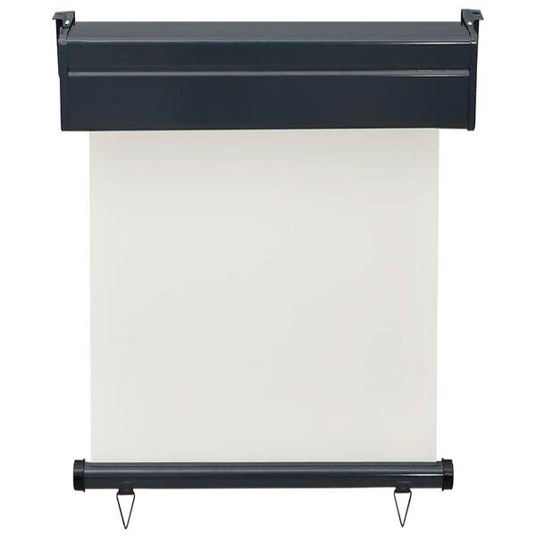 vidaXL バルコニー用 サイドオーニング 65x250cm クリーム