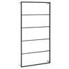 vidaXL タオルラック ブラック 60x10x116 cm スチール製