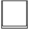 vidaXL 薪ラック マットブラック 110x28x116cm スチール製