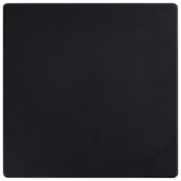 vidaXL バーテーブル ブラック 60x60x111cm MDF製