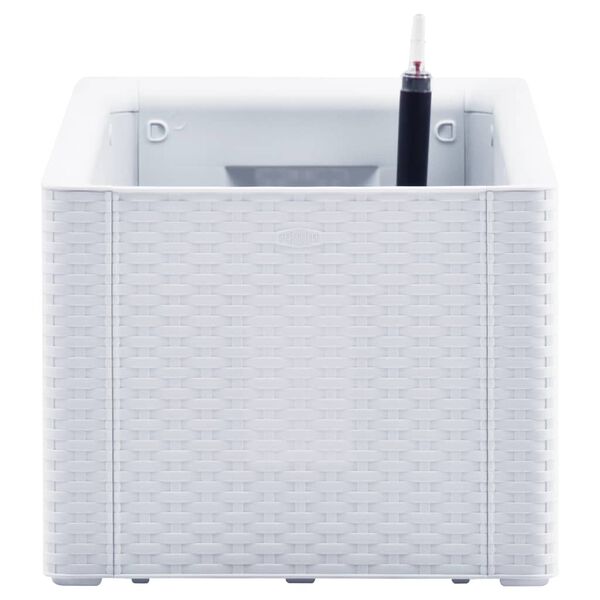 vidaXL ガーデンレイズドベッド 自動給水システム付き ホワイト 100x43x33cm