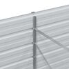 vidaXL ガーデンレイズドベッド 240x80x77 cm 亜鉛メッキ鋼製 シルバー
