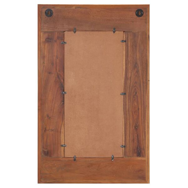 vidaXL ミラー ブッダ柄パネル 50x80 cm 無垢の再生木材