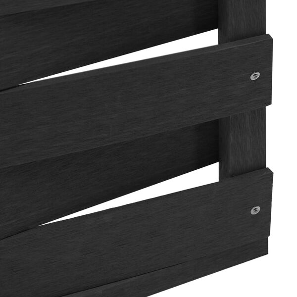 vidaXL フェンスパネル WPC 170x180cm ブラック