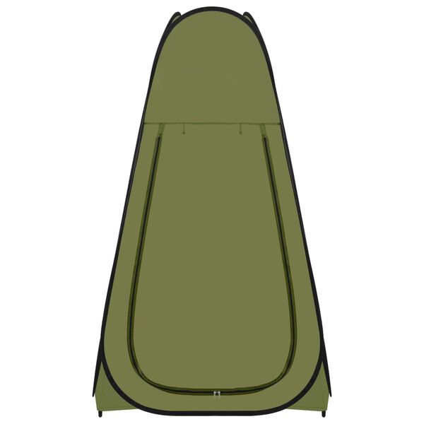vidaXL ポップアップ シャワーテント グリーン