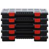 vidaXL アソートボックス 5個入り 40x30x5 cm ポリプロピレン