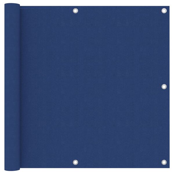 vidaXL バルコニースクリーン ブルー 90x300cm オックスフォード生地