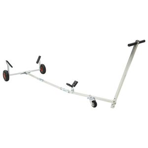vidaXL 空気圧タイヤ付き調整式ボートトレーラー 200kg Load 327 x 100 x 90 cm シルバー 亜鉛メッキ鋼板