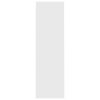 vidaXL ブックキャビネット ホワイト 97.5x29.5x100cm エンジニアリングウッド