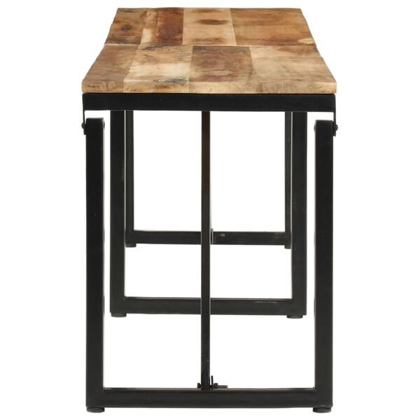 vidaXL ベンチ 160x35x46 cm マンゴー無垢材