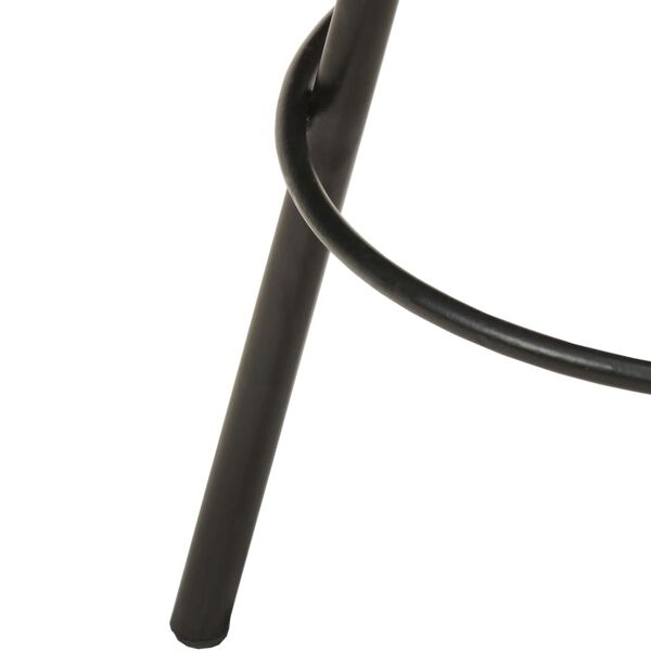 vidaXL バースツール 2点 マンゴー無垢材 (粗目)