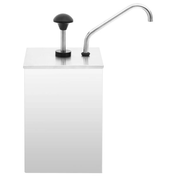 vidaXL ソースディスペンサー ステンレススチール製 3.5 L